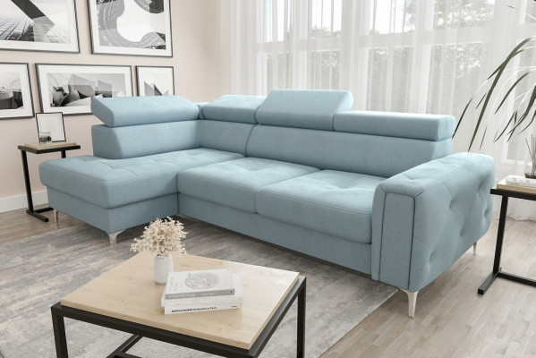 Ledersofa L-Form Couch Wohnzimmer Ecke Design Wohnlandschaft Couchen Sofas Neu