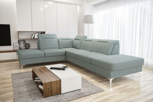 Moderne Sofas Stoffsofa Couch Wohnlandschaft Sofa Ecke Design Eck Ecksofa L-form