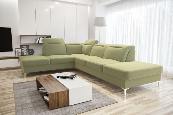 Moderne Sofas Stoffsofa Couch Wohnlandschaft Sofa Ecke Design Eck Ecksofa L-form