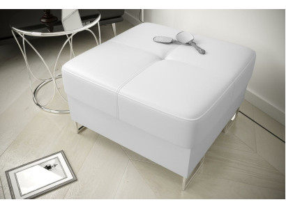 Ottomane Pufa Stoff Textil Ottoman Design Sitzbank Fußhocker Lounge Hocker Club