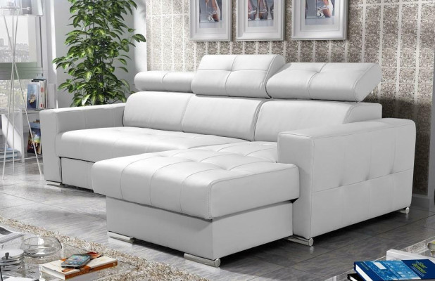 Sofa Eckcouch Polsterung Wohnzimmer Neu L-Form Stoff Leder Wohnlandschaft Sofas