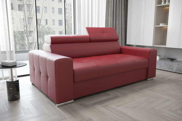 Couch Polster Textil Leder Sofa Design 2 Sitzer Sofas Couchen Multifunktion Neu