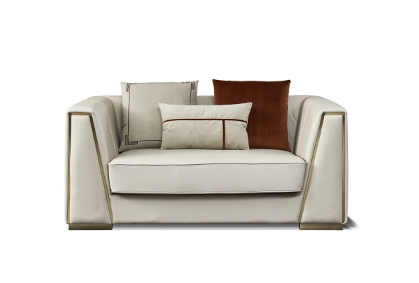 Design Polster Sitz Couch 2 Sitzer Zweisitzer Sofa Sofas Couchen Textil Stoff