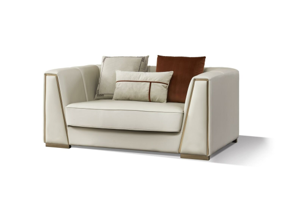 Design Polster Sitz Couch 2 Sitzer Zweisitzer Sofa Sofas Couchen Textil Stoff