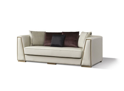 Dreisitzer Couch Polster Design Sofa Moderner 3er Sofas Zimmer Möbel