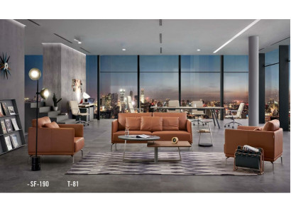 Design Sofagarnitur 3+1 Sitzer Sofa Couch Garnitur Couchen Büro
