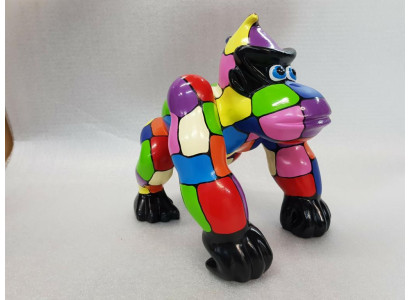 Designer Figur Statue Moderne Figuren Statuen Dekoration Deko Gorilla Garten Neu