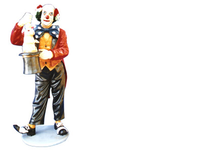 Design Clownmagier Figur Statue Skulptur Figuren Skulpturen Dekoration Deko 5027