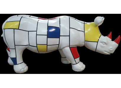 Figuren echte handarbeit designer Loft bunte Skulpturen Abstrakte Figur 60cm Neu
