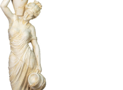 Antike Stil Figur Lebensgroß mit Beleuchtung Stehlampe Lampe Lampen Standleuchte