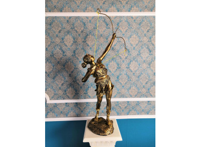 Diana Göttin Bogen Pfeil XXL Designer Statue Skulptur Figur Statuen Dekoration