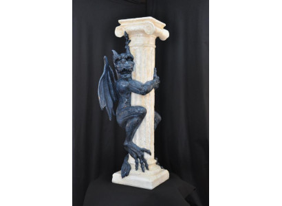 Design Spalten Säule Gragol Gothik Säulen Skulptur Skulpturen Blumen Ständer