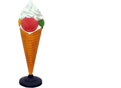 Design Eis Eisdiele Ständer Figur Statue Skulptur Figuren Skulpturen Dekoration