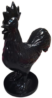Designer Figur Statue Moderne Figuren Dekoration Hahn Garten Skulptur Skulpture