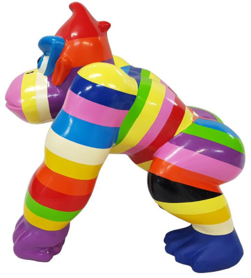 Design Figur Statue Moderne Figuren Statuen Dekoration Deko Gorilla Garten Neu