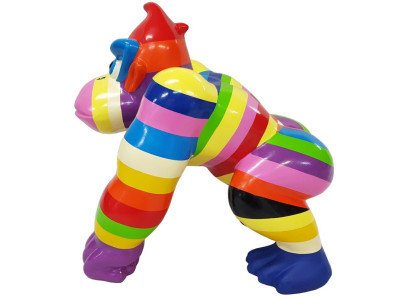 Design Figur Statue Moderne Figuren Statuen Dekoration Deko Gorilla Garten Neu