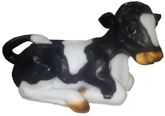 Moderne Dekoration Kuh Figur Statue Skulptur Figuren Figuren echte handarbeit