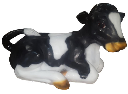 Moderne Dekoration Kuh Figur Statue Skulptur Figuren Figuren echte handarbeit