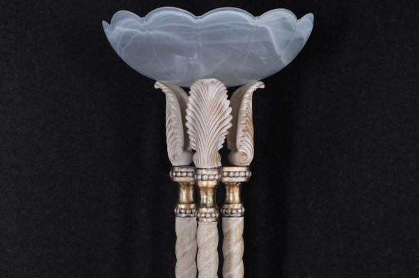 Olymp Steh Feuer Lampe Leuchte Stehlampe Sandleuchte Lampen Leuchten Design XXL