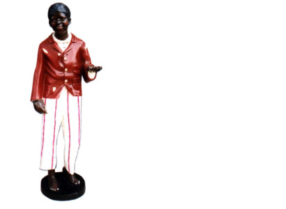 Design Dunkelhäutiger Figur Statue Skulptur Figuren Skulpturen Dekoration Deko