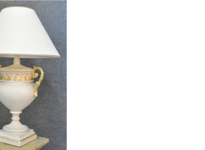 Tischlampe Vase Griffen Vasen XXL 90cm Standleuchte Lampe Tischlampen Leuchten