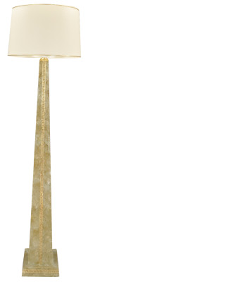 Design Stehllampe Designer Steh Leuchte Lampe Schirm Pyramide Leuchten 6910 Neu