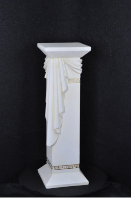 Medusa Säule Römische Säulen Marmor Skulptur Figur Deko Dekoration Ständer 1041