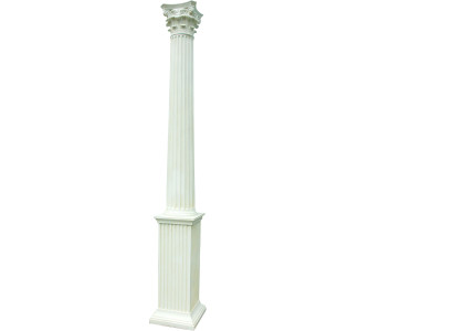 313 cm XXL Big Säule Stil 1900 Alt Griechischer Antiker Stil Restaurant Caffee