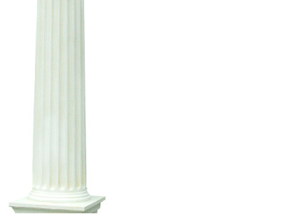 313 cm XXL Big Säule Stil 1900 Alt Griechischer Antiker Stil Restaurant Caffee