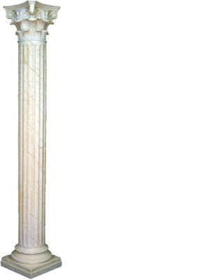 XXL Griechische Säule Antik Stil Design Säulen Luxus Stützen Neu 224cm Groß Neu