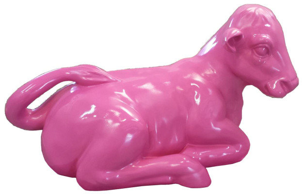 Deko Statue Nilpferd Haus Deko Statue Skulptur Abstrakt 100 cm Design Figur Neu