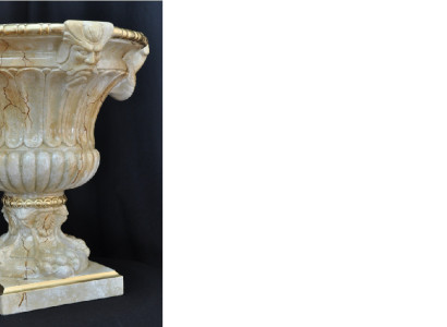 XXL Vase Tisch Dekoration Deko Vasen Antik Stil Skulptur Figur Kelch Rom 69cm