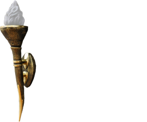 Design Wandleuchte Leuchte Lampen Wand Hänge Lampe Olympisches Feuer Wand Neu