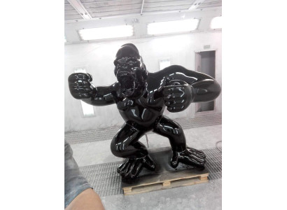 Statuen Dekoration Deko Gorilla Garten Neu Designer Figur Statue Moderne Figuren