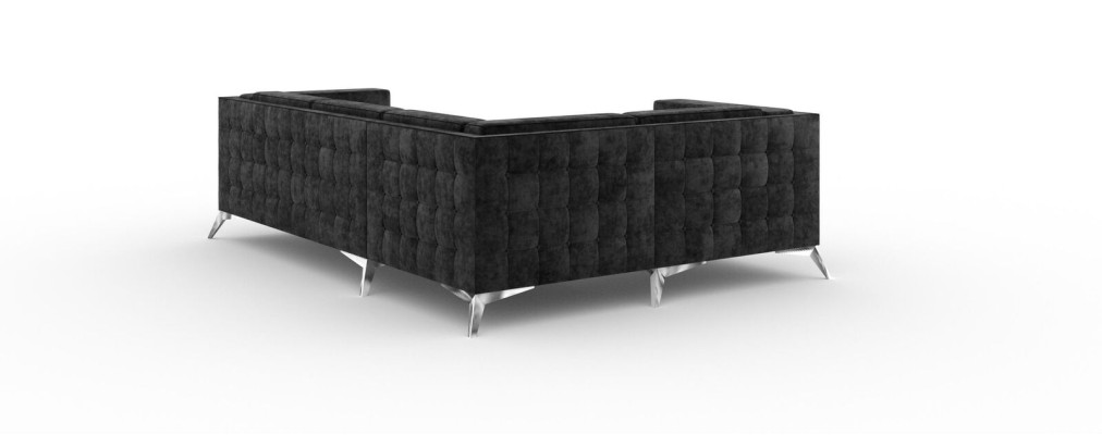 L-Form Couch Wohnlandschaft Ecksofa Garnitur Modern Design Sofa textil Stoff neu