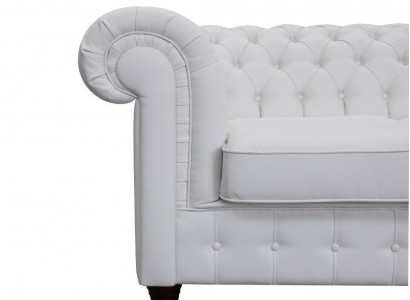 Chesterfield 3+1 Ledersofa Schlafsofa Bettfunktion Leder Couch Sofagarnitur Sofa