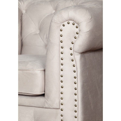 Chesterfield Sofagarnitur 3+2+1 Oxford Couch Polster Set Sofas Couchen Leder