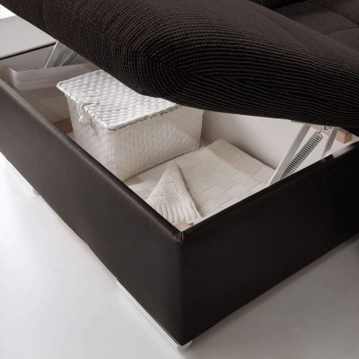 Wohnlandschaft Multifunktion Couch Ecksofa U Form Bettfunktion Schlaf