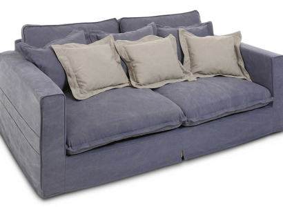 Sofa 3 Sitzer Stoffsofas Luxus Couch Couchen big Polster Lümmel 240cm