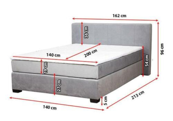 Designer Polsterbett Bett Betten Textilbett Doppelbett Ehebett Boxspring