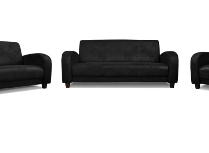 Sofagarnitur Moderne 321 Sitzer Ledersofa Couch Wohnlandschaft Garnitur