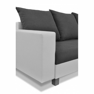 Design Ecksofa Sofa L-form Bettfunktion Couch Sitz Eck Sofas Textil Polster Neu