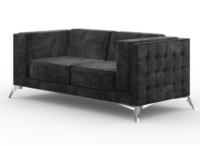 Sofa 2 Sitzer Stoff Couch Textil Zweisitzer Design Moderne Sitz Polster Sofas
