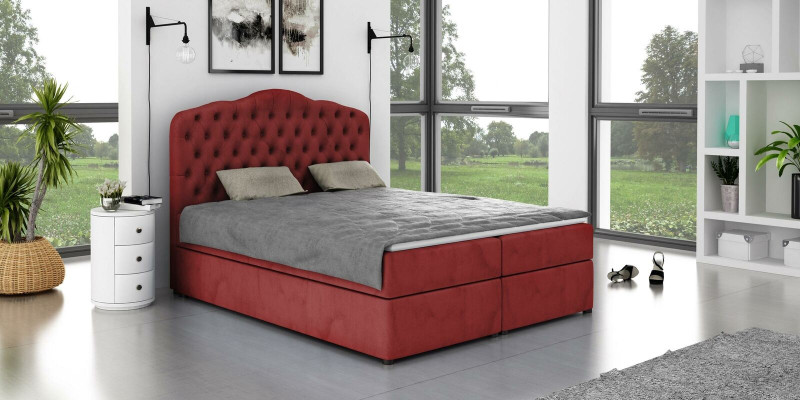 Designer Bett Chesterfield Hotel Betten Doppel Schlaf Zimmer Luxus