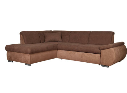 Bettfunktion Stoff Ecksofa L-Form Sofa Couch Polster Design Couch Textil