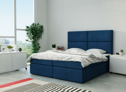 Polsterbett Design Bett Schlafzimmer Textil Leder Polster Hotel Betten Boxspring