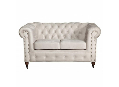 Chesterfield Oxford 2 Sitzer mit Bettfunktion Couch Polster Sofas Couchen Neu