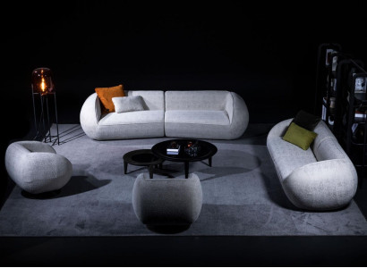 Sofagarnitur Lounge Sitzgruppe Dreisitzer Sessel Polsterecke Moderne