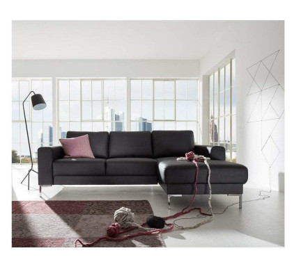 Leder L-Form Couch Wohnlandschaft Ecksofa Garnitur Design Modern Sofa