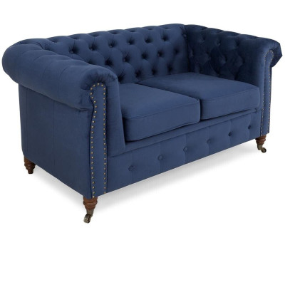 Designer Sofa 3 Sitzer Chesterfield Couch Polster Sofas Sitz Dreisitzer Textil